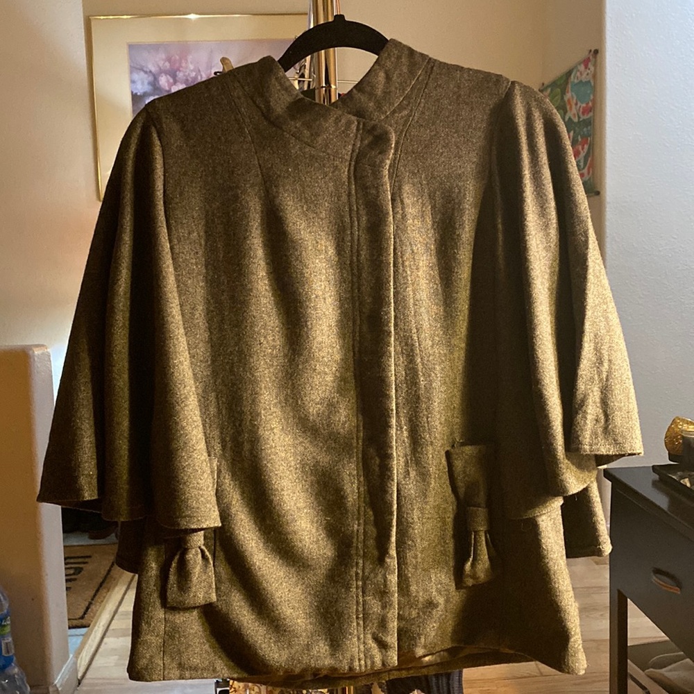 Gray Cape Jacket